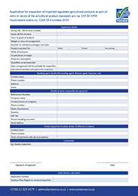 Product Control for Agriculture